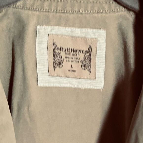 Ruff Hewn Jacket Women’s Size Large Tan - Picture 3 of 4
